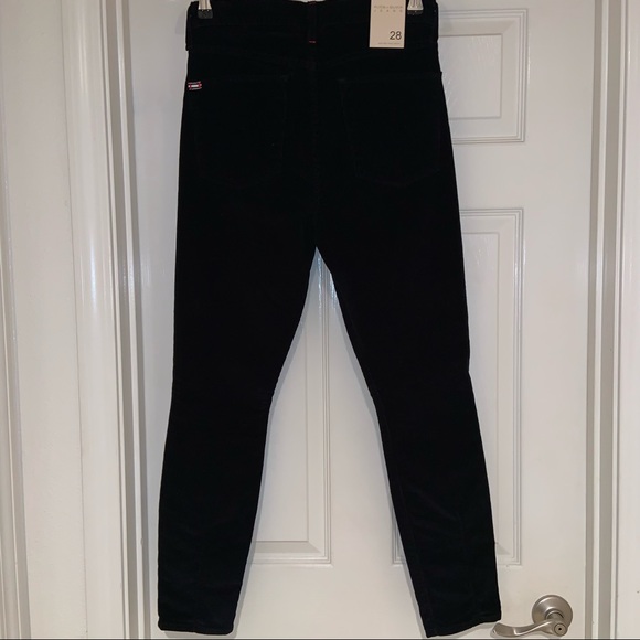 Alice and Olivia Good High Rise Ankle Skinny Black Corduroy –– NWT - Picture 9 of 14